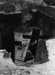 Ausgrabungen auf dem Michaelsberg 1950.