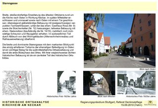 Datenblatt zu einem historischen Straßenraum (Kirchheim am Neckar).