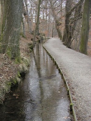 Wasserbauten: Künstlich angelegter Krummbach des Klosters Ochsenhausen (Kreis Biberach)