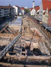 Beginn der Ausgrabung „Neue Straße”  2002