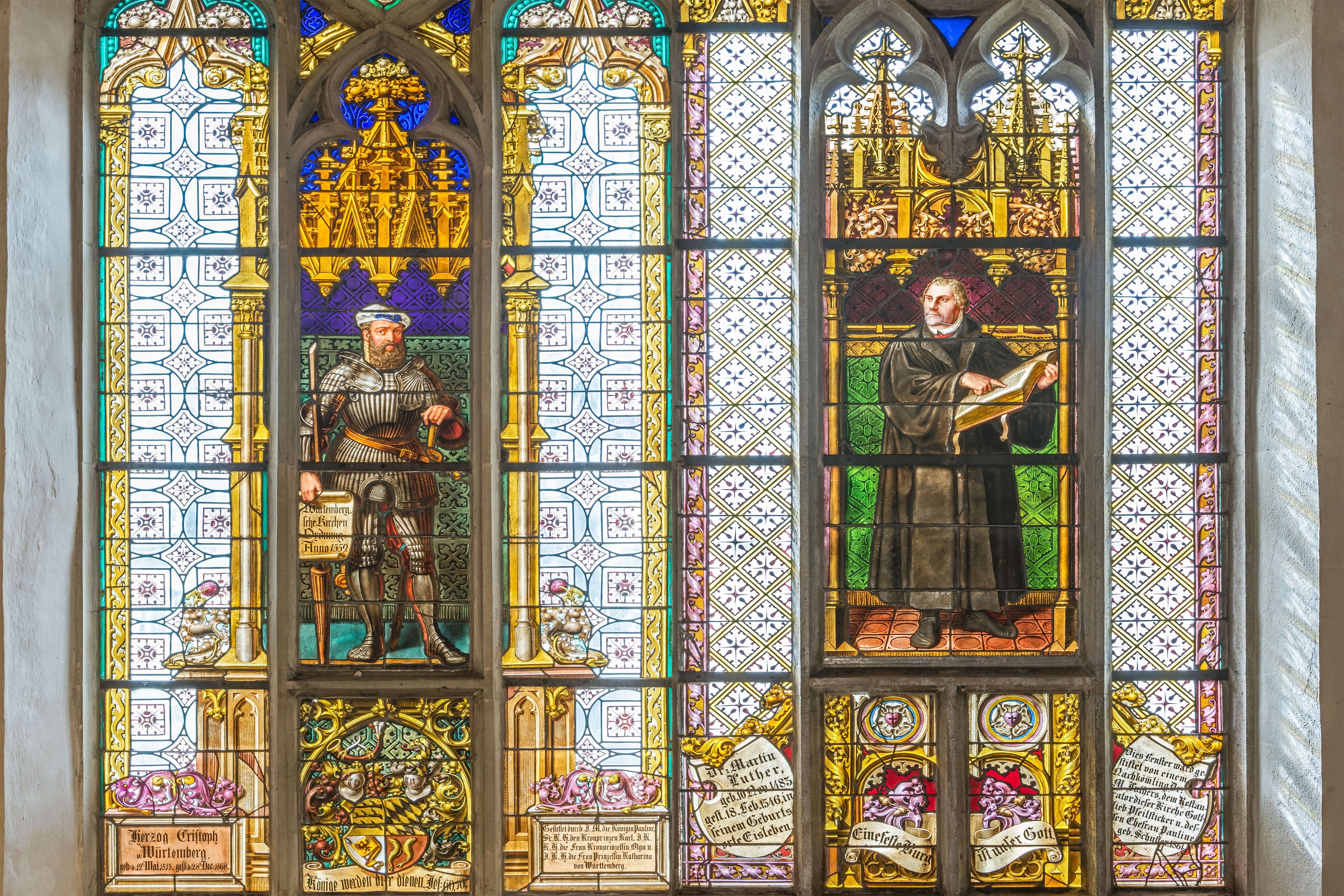 Der Reformatorenfenster-Zyklus in der ev. Stadtkirche Ravensburg