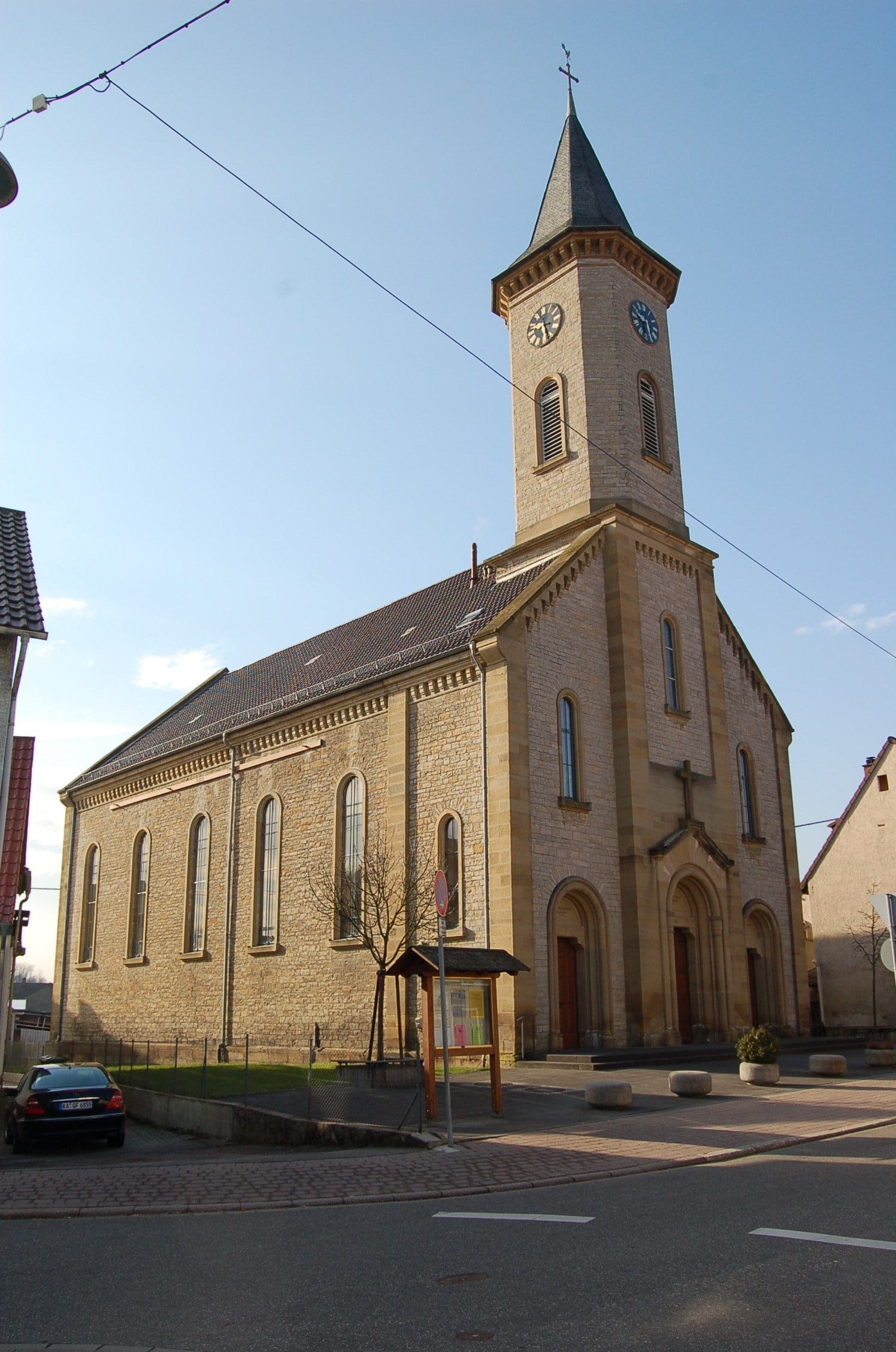 Die evangelische Kirche von Bretten-Gölshausen 