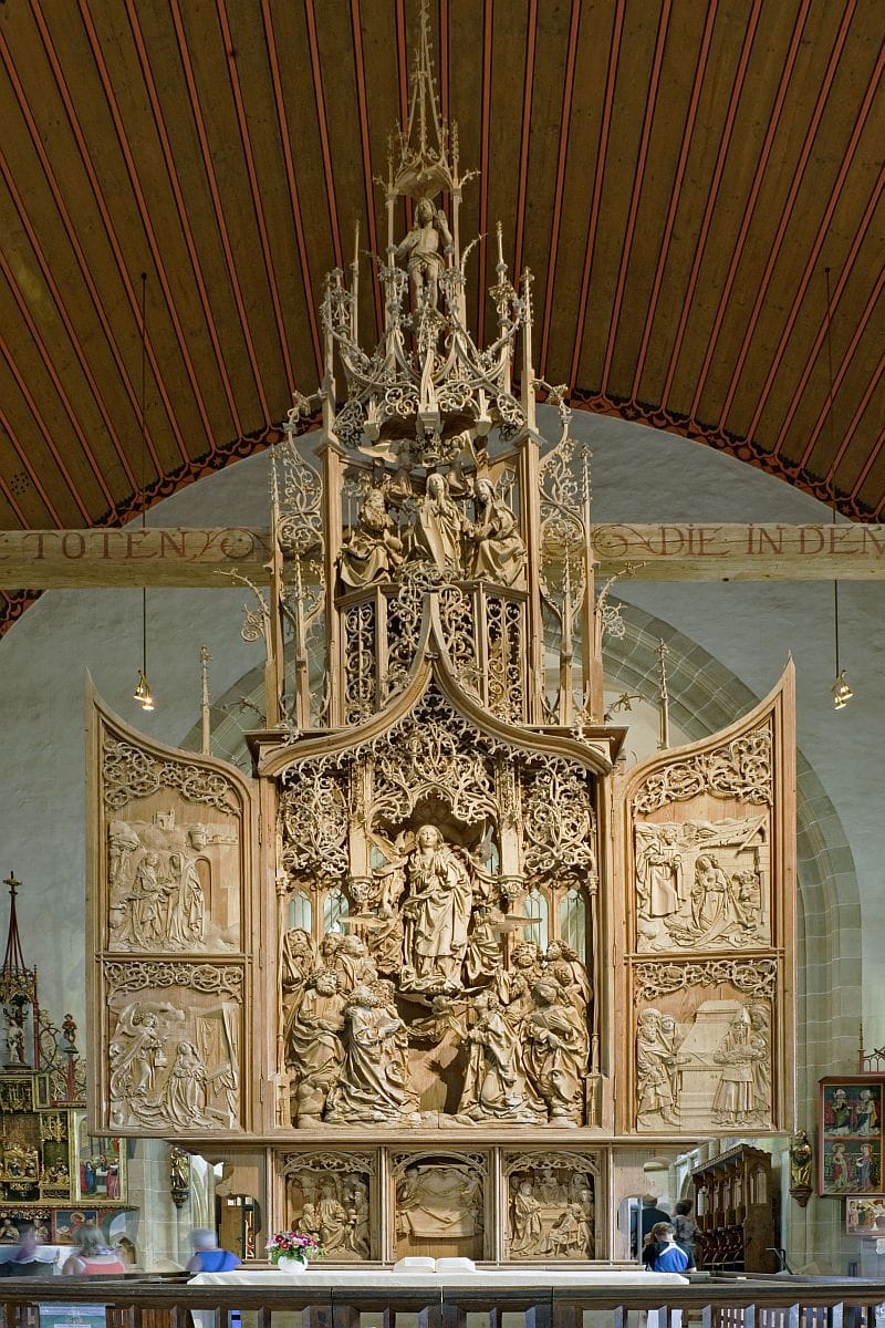 Die Herrgottskirche in Creglingen überdauerte die Reformation